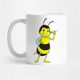 Bee at Darts with Dart Mug